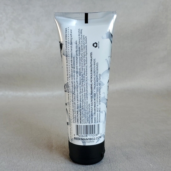 🆕️ BEEKMAN 1802 Ultra Conditioning VANILLA ABSOLUTE Goat Milk Hand Cream 3.4 oz - Picture 4 of 6